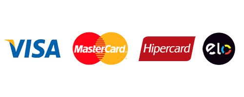 Cartões de crédito Visa, MasterCard, Hipercard e Elo aceitos pela Paysell